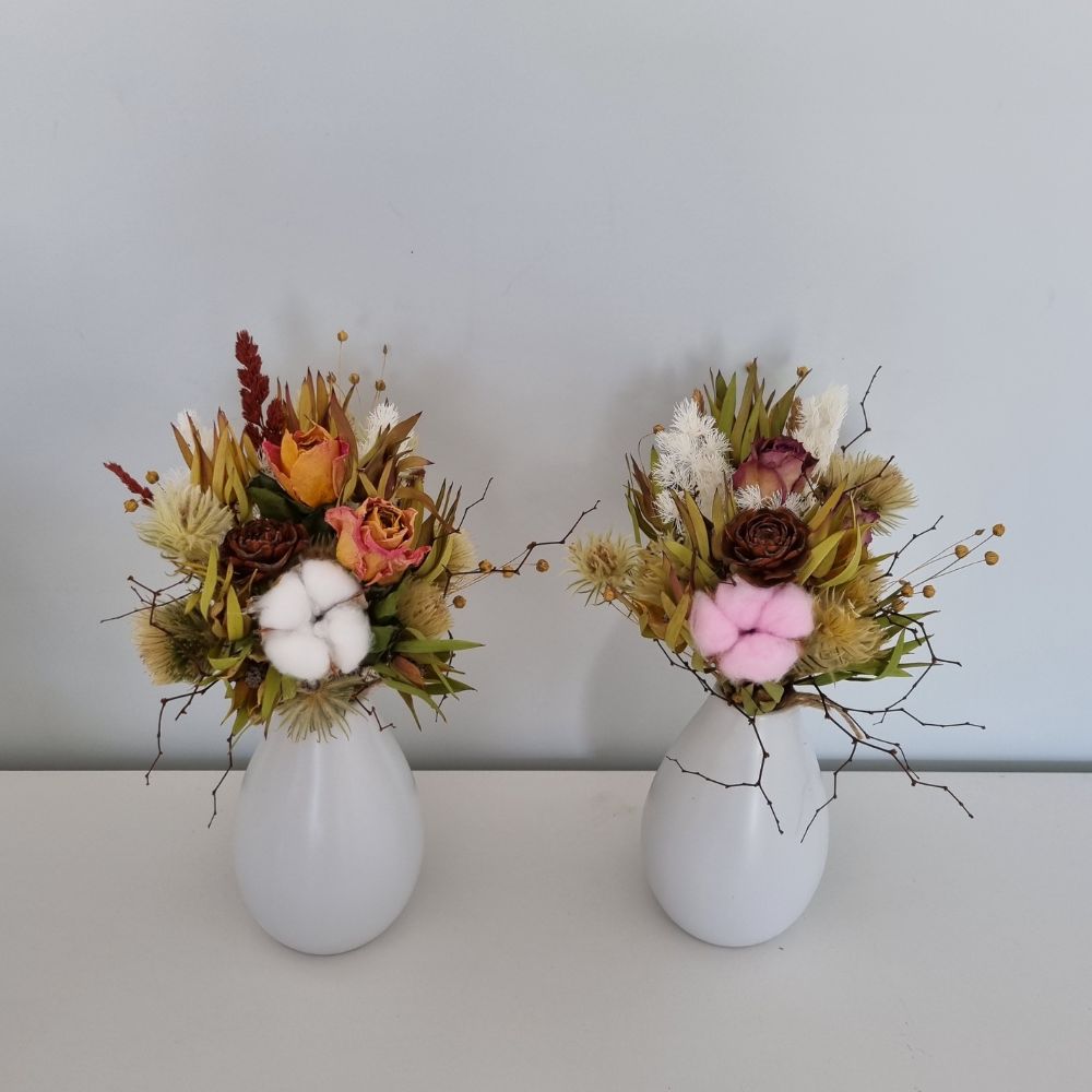 Cottonball Posy Vase